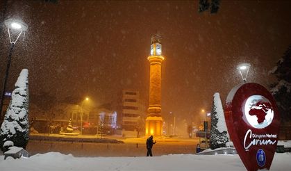 Çorum'da eğitime 1 gün ara