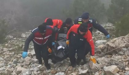 Kuşadası'nda uçurumda erkek cesedi bulundu