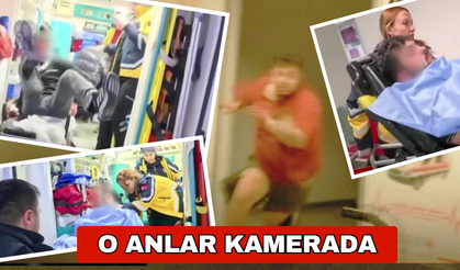 Hastanede dehşet saçtılar: O anlar kamerada