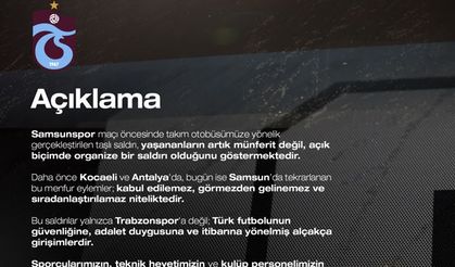 Trabzonspor'dan açıklama: "Normalleştirilmesine asla izin vermeyeceğiz"