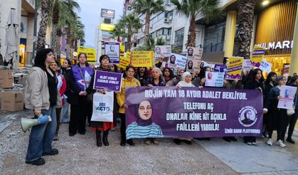 İzmir'de kadınlar Rojin için yürüdü