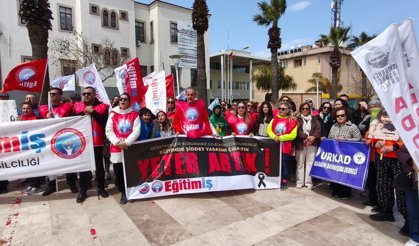 Urla’da Okul Saldırılarına Protesto: “Artık Yeter”