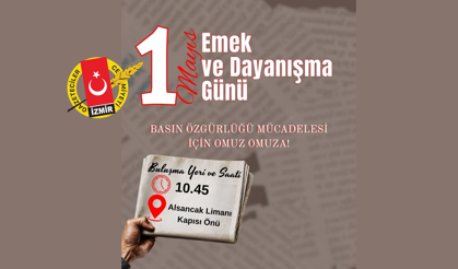 İGC: 1 Mayıs Emek ve Dayanışma Günü kutlu olsun... Basın özgürlüğü ve emek mücadelesi için omuz omuza!