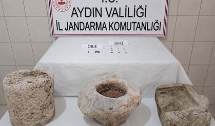 Aydın'da 'Anadolu Mirası' operasyonu: Roma Dönemi'ne ait eserler ele geçirildi