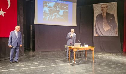 Babüroğlu İzmir’de anlattı: Mustafa Kemal’in cesareti Cumhuriyet’i doğurdu