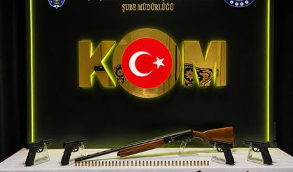 Denizli'de sil*h kaçakçılığı operasyonunda 3 kişi tutuklandı