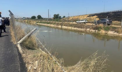 Aydın'da sulama kanalına düşen otomobilde can pazarı
