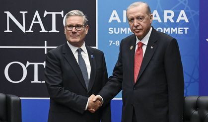 Erdoğan ile İngiltere Başbakanı Starmer görüştü