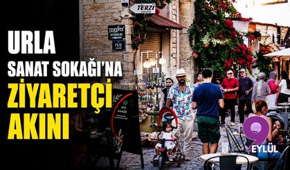 Urla Sanat Sokağı'na ziyaretçi akını