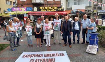 Karşıyaka Emekliler Platformu'ndan Şekeroğlu açıklaması: "Geçinemiyorum dedi, yaşamını yitirdi"