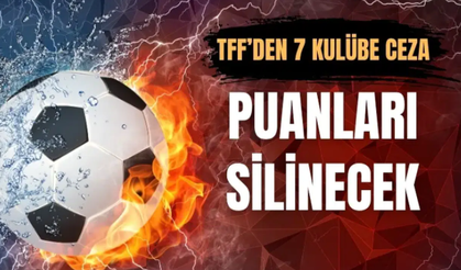 TFF'den şok karar!