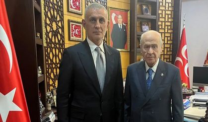 TFF Başkanı'ndan Bahçeli ziyareti!