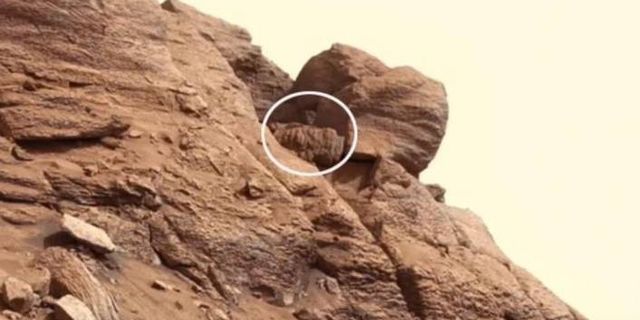Mars'ta ilginç görüntü!