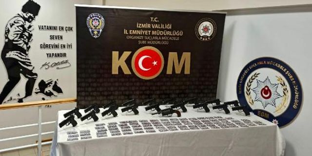 İzmir'deki silah kaçakçılığı operasyonunda 1 tutuklama