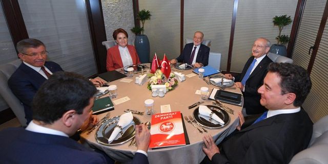 Altılı Masa bugün toplanıyor! Gündem: Seçim
