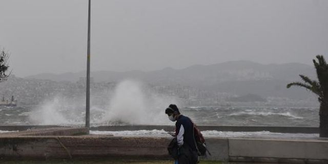 İzmir için 2 gün fırtına uyarısı