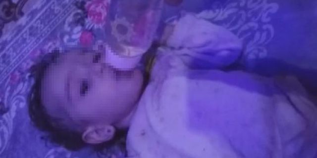 Çöp evde bulunan çocuk hastaneye kaldırıldı