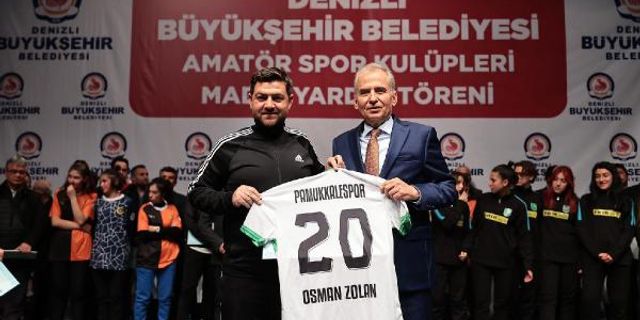 Denizli Büyükşehir Belediyesi'nden amatör spor kulüplerine destek