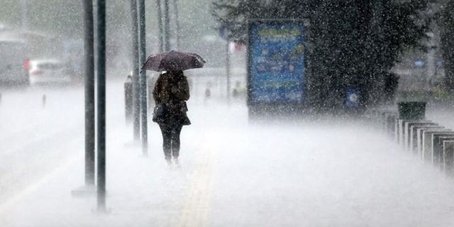 Ankara için sağanak ve fırtına uyarısı