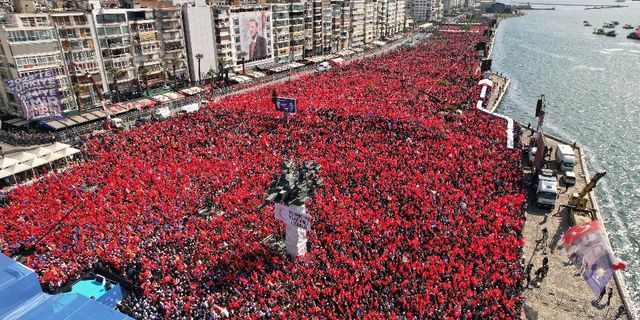 Erdoğan İzmir'de: Cumhur'dan coşkulu miting