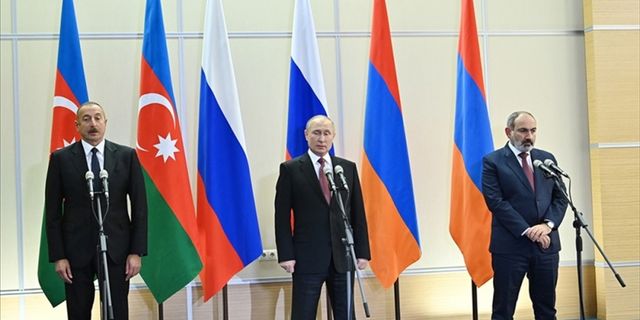 Putin, Aliyev ve Paşinyan görüştü
