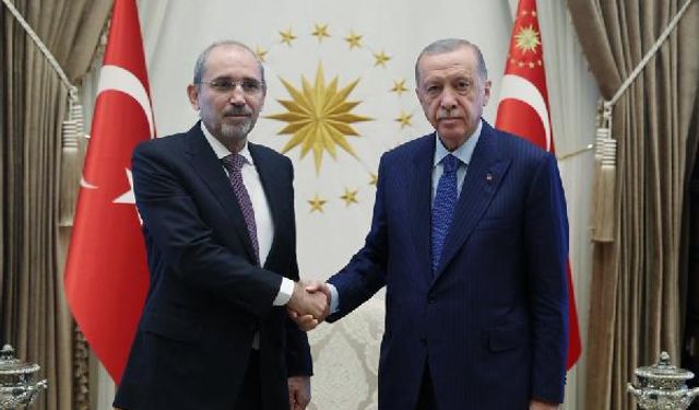 Cumhurbaşkanı Erdoğan, Safadi'yi kabul etti