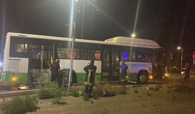 Kayseri'de 15 yaşındaki çocuk, kontağı üzerinde olan halk otobüsünü kaçırdı