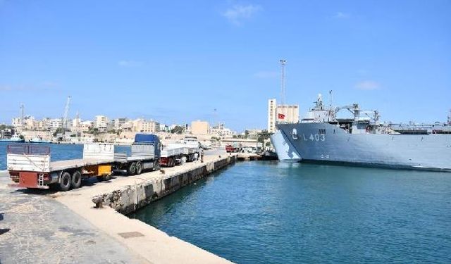 MSB: Libya'ya yeni yardım malzemeleri gönderildi