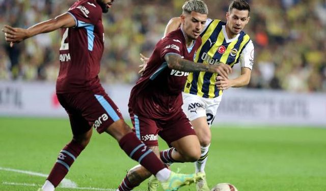 Fenerbahçe'nin serisini Trabzonspor bitirdi