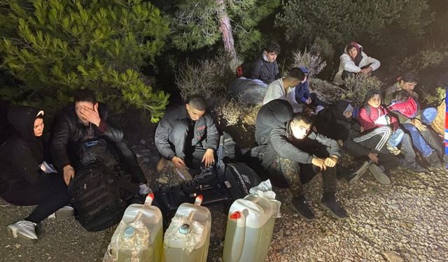 İzmir'de 96 kaçak göçmen yakalandı