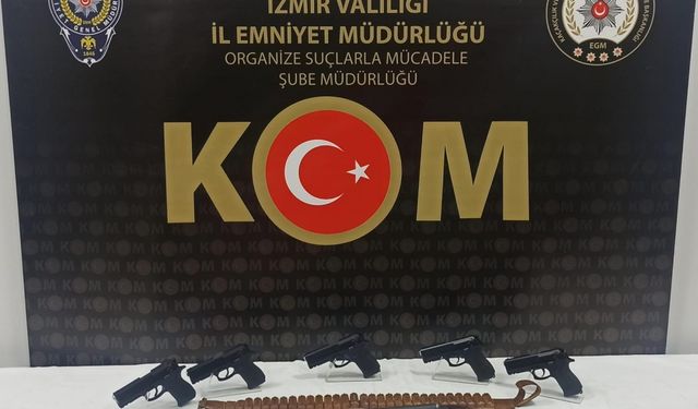 İzmir'de silah kaçaklığı operasyonu