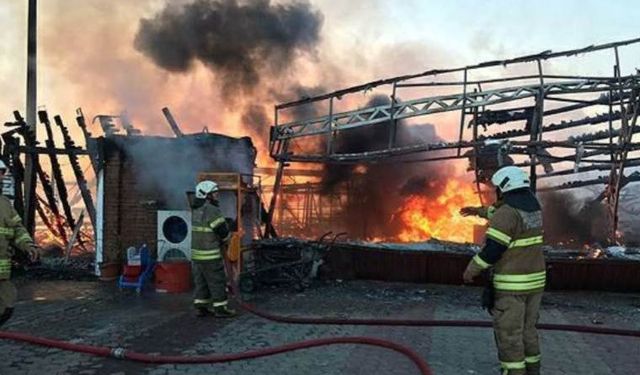 İzmir Torbalı'da mutfak tüpü patladı, ortalık savaş alanına döndü
