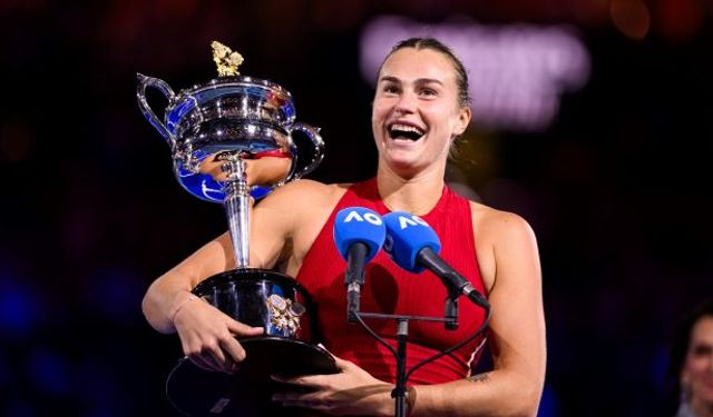 Tek kadınlarda şampiyon Aryna Sabalenka