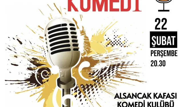 Açık Mikrofon Komedi 22 Şubat 2024, Perşembe, 20:30 Sardunya Alsancak'ta