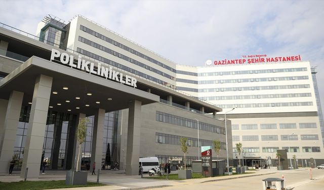 Gaziantep Şehir Hastanesi'nde 1 milyon 100 bin hastaya sağlık hizmeti verildi
