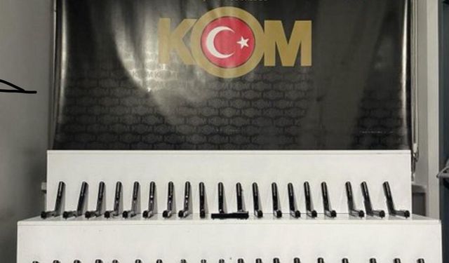 Kayseri'de kaçak silah ticaretine 2 gözaltı