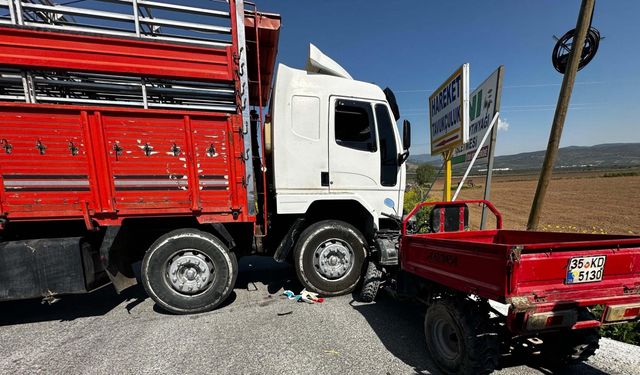 Sollama yapan kamyonun çarptığı ATV'nin sürücüsü öldü