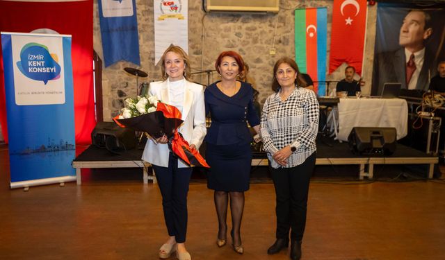 Azerbaycan Kadınları baharı Başkan Mutlu’yla karşıladı