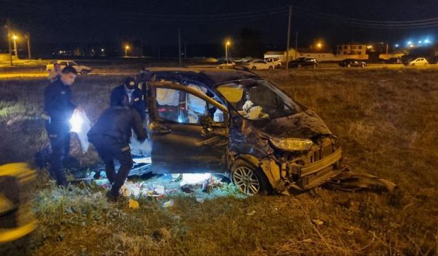 Çorum'da trafik kazası: 1 ölü, 4 yaralı
