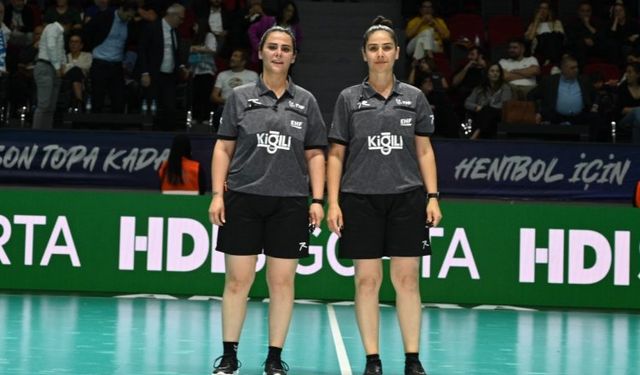İlklerin kadın hakem ikilisi Avrupa Ligi Finali'nde
