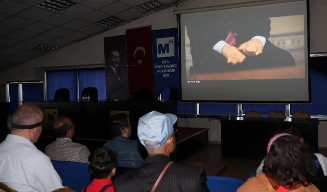 Konya'da sesli betimlemeli film etkinliği