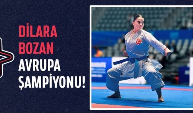 İzmirli karateci Avrupa şampiyonu oldu