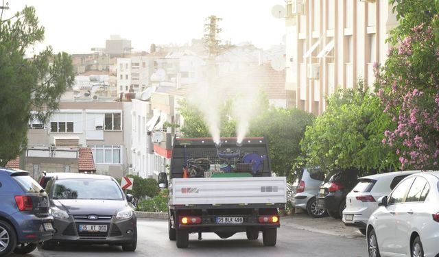 Karabağlar’da mahalle mahalle ilaçlama yapıldı