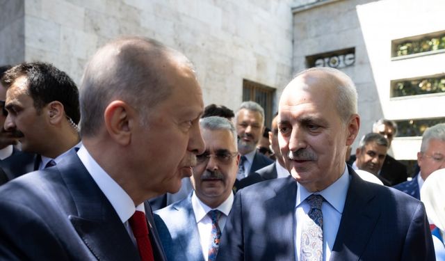 Cumhurbaşkanı Erdoğan, TBMM Başkanı Kurtulmuş'u ziyaret etti