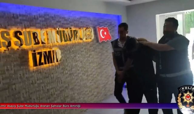 İzmir'de 174 yıl hapisle aranan 17 yaşındaki hükümlü yakalandı