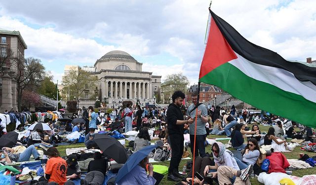 Columbia Üniversitesi'nde Filistin eylemi: 3 yönetici destek olduğu için zorunlu izne çıkarıldı