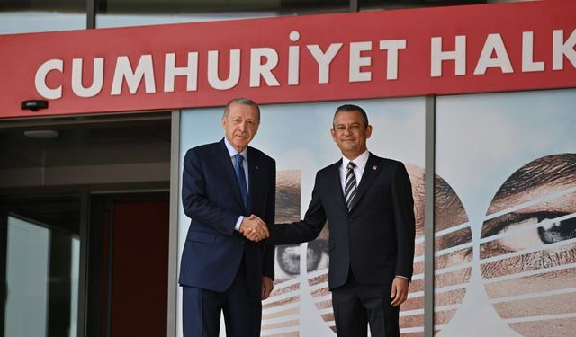 Erdoğan'ın CHP'ye ziyareti sona erdi