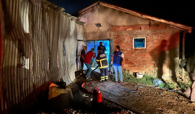 Ahırdaki yangında 16 büyükbaş öldü, 18’i yaralandı