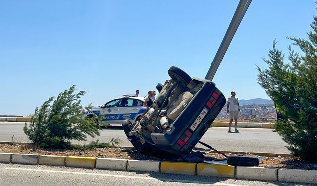 Uşak'ta feci kaza: 5 yaralı