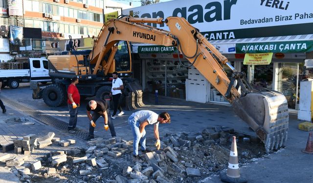 Çiğli'nin simgesi Kasaplar Meydanı yenileniyor